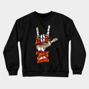 Create, Scream, Expire Art Love Sign Crewneck Sweatshirt